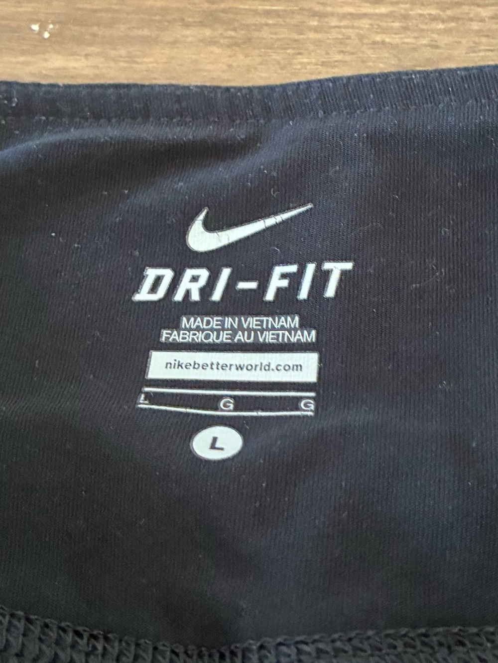 Nike Dri-FIT Black Bootcut Yoga Pants Hidden Pocket. Size Women's Large - Picture 5 of 12